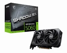 Tarjeta De Video Msi Nvidia Geforce Rtx 5060 Shadow 2x Oc, 8gb, 128 Bit, Gddr7, Pci Express X16 5.0